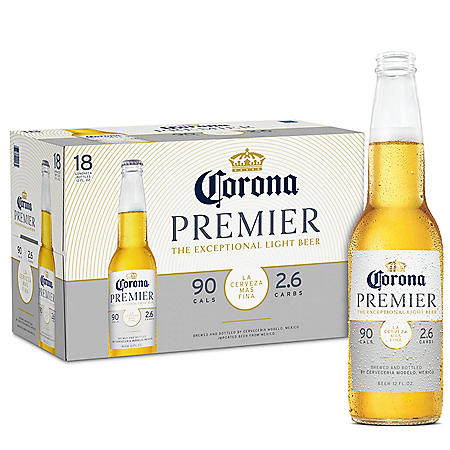 Corona Premier Mexican Lager Beer (12 fl. oz. bottle, 18 ...