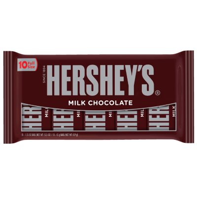 Hershey's Milk Chocolate Bar (10 ct.) - Sam's Club