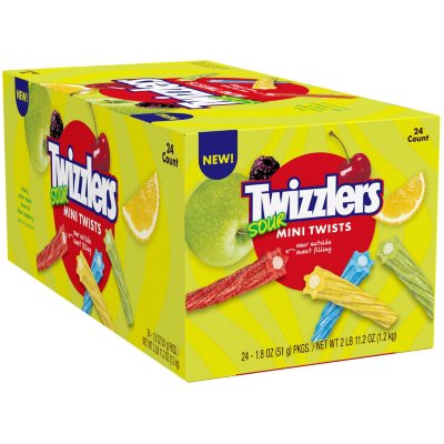 sour twizzlers twists mini twizzler oz ct