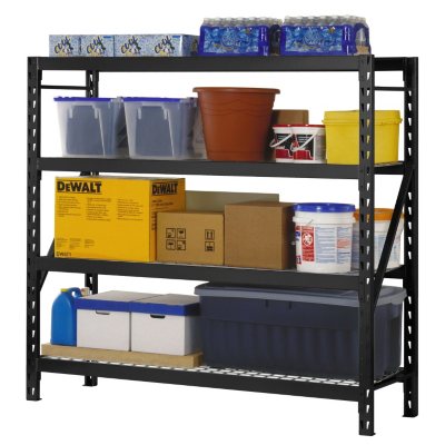 Edsal 4-Level Welded Storage Rack with Adjustable Wire Shelves - Sam's Club