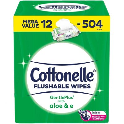 cottonelle vitamin flushable ct samsclub