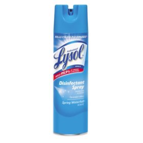 Lysol I.C. Disinfectant Spray, Spring Waterfall Scent (19 oz., 12 pk ...