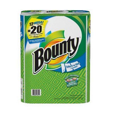 Bounty® Select-A-Size Mega Rolls - White/12ct - Sam's Club