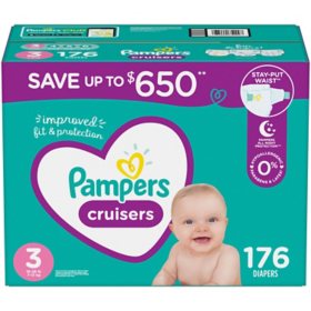 Pampers Cruisers Diapers (Choose Your Size) - Sam's Club