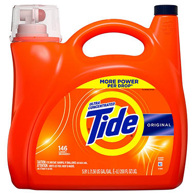 Costco Auto Program >> Tide Ultra Concentrated Liquid Laundry Detergent, Original, (146 lds, 200 oz.) - Sam's Club Costco Auto Program >> Tide Ultra Concentrated Liquid Laundry Detergent, Original, (146 lds, 200 oz.) - Sam's Club