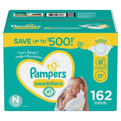 Pampers Swaddlers Diapers (Choose Your Size) - Sam's Club