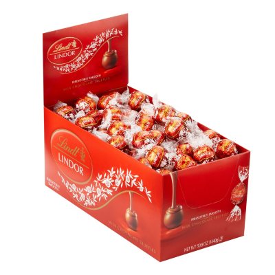 Lindt Lindor Truffles, Milk Chocolate (120 Ct. Box) - Sam's Club