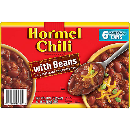 Hormel Chili with Beans (15 oz., 6 pk.) - Sam's Club