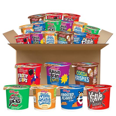 Kellogg's Favorite Cereal in a Cup Assortment Pack (60 ct.) - Sam's Club