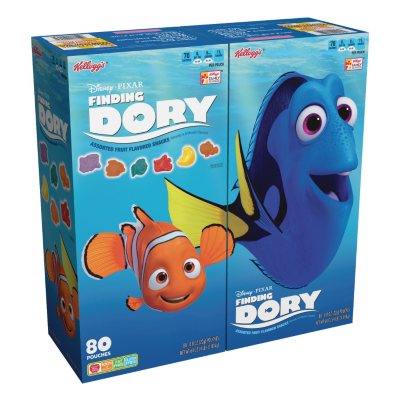 Disney Pixar Finding Dory Fruit Snacks (80 ct.) - Sam's Club