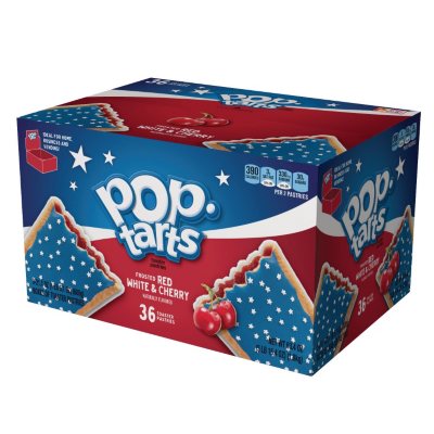 Pop-Tarts, Patriotic Frosted Red White And Cherry (36 Ct.) - Sam's Club