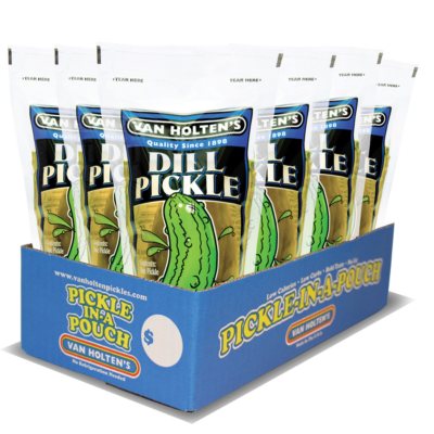 pickle dill holten van pouch jumbo pickles 12ct relish olives samsclub