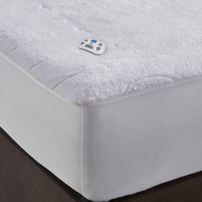 serta sherpa plush heated mattress pa