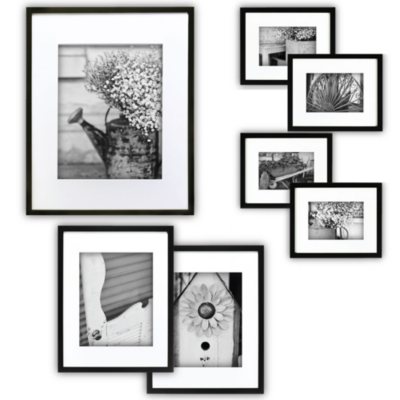 Gallery Perfect 7-Piece Frame Set, Black - Sam's Club
