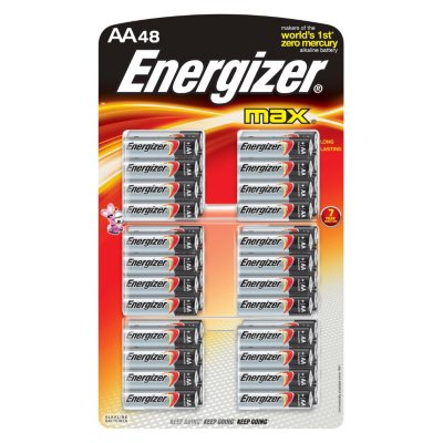 Energizer Max® - 48 AA Batteries - Sam's Club