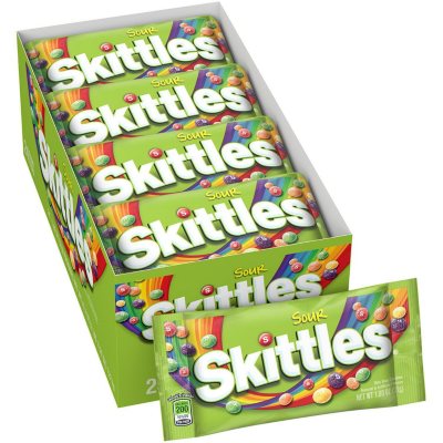 SKITTLES Sour Candy (1.8 oz., 24 ct.) - Sam's Club