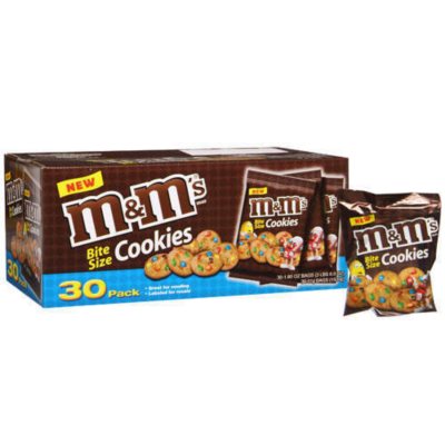 M&M'S Cookies Bite Size - 30 ct. - Sam's Club