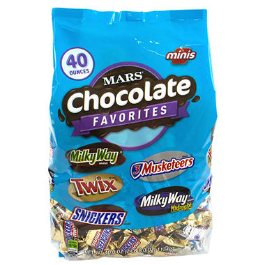 Mars Chocolate Mini Mix Bag (40 oz., 2 pk.) - Sam's Club