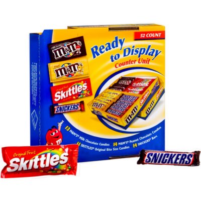 candy sam club mars boxes chocolate fundraising pack counter display coated flavor offering variety ct bar peanut