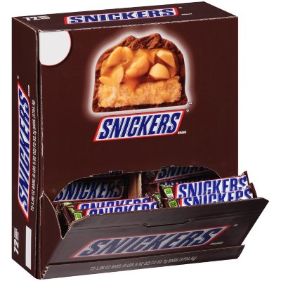 snickers oz display