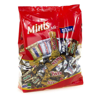 Mars Chocolate Minis Mix (52 oz.) - Sam's Club