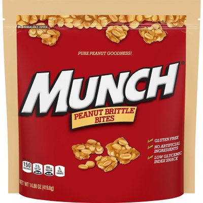 MUNCH Peanut Brittle Bites (14.8oz pouch) - Sam's Club