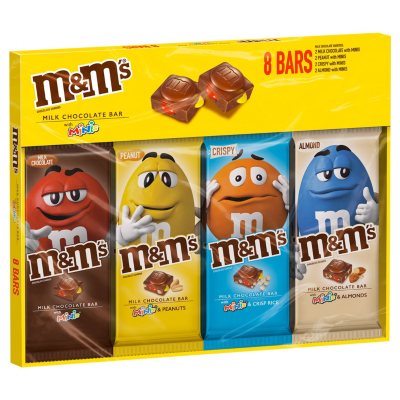 M&M's Chocolate Candy Bars with Minis Variety Pack (8 ct.) - Sam's Club