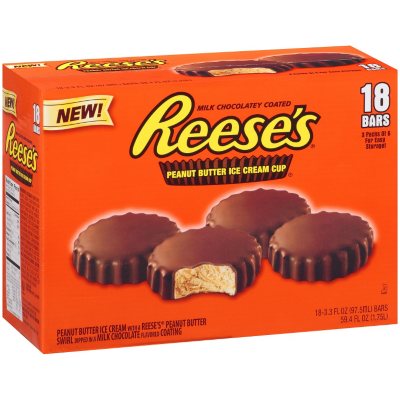 Reese's® Peanut Butter Ice Cream Cup® Bars - 18/3.3 oz. - Sam's Club