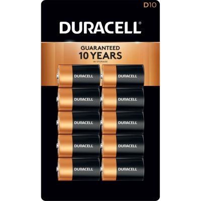 Duracell Coppertop Alkaline D Batteries (10 Pk.) - Sam's Club