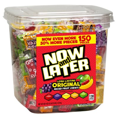 Now & Later Fruit Chews Candy (89.95 oz., 150 ct.) - Sam's Club