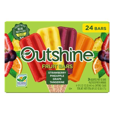 outshine bars fruit nestle pack variety club pk sams sam samsclub