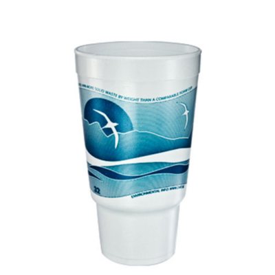 oz cup 32 foam pedestal horizon printed case sam samsclub