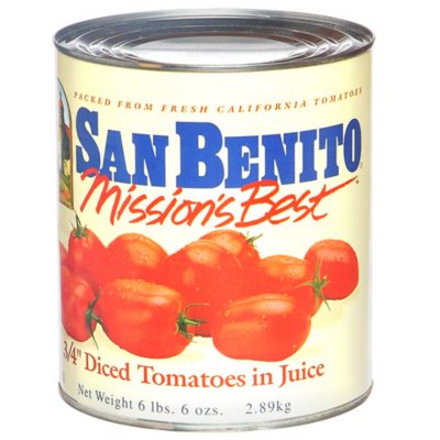 San Benito® Diced Tomatoes - 102 oz. can - Sam’s Club