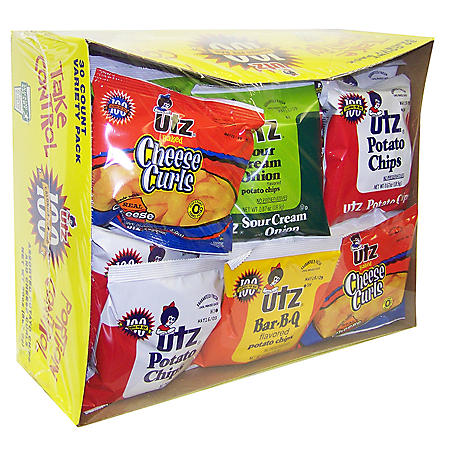 utz pack snack variety ct smart samsclub