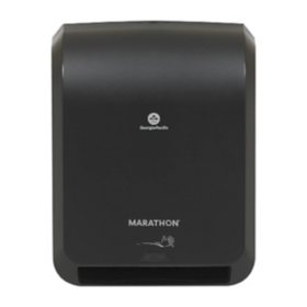 Marathon® Automated Paper Towel Dispenser, Black, 16.100” W x 8.900” D