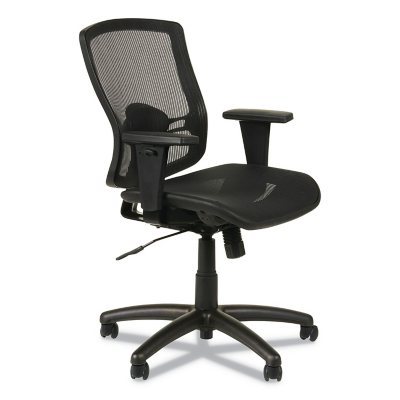 Alera Etros Series Suspension Mesh Mid-Back Synchro Tilt Chair, Black - Sam's Club