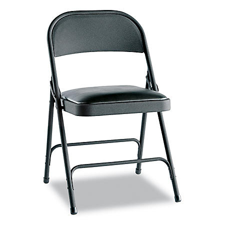 Alera Steel Folding Chair with Padded Seat, Select Color ...