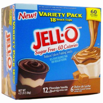 Sugar Free Jell-O® Pudding 18 Ct - Sam's Club