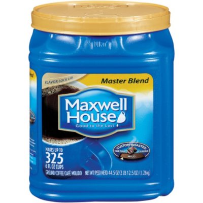 Maxwell House Ground Coffee, Master Blend (44.5 Oz.) - Sam's Club