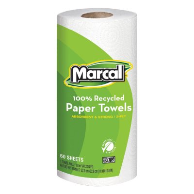 Marcal Small Steps Recycled Paper Towels - 15 Rolls - Sam's Club