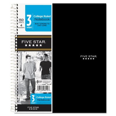 Mead Wirebound Notebook, College Rule, 3 Subject 150 Sheets - Sam's Club