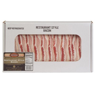 Smithfield® Restaurant Style Bacon - 10 lb. bx. - Sam's Club