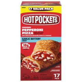 Hot Pockets Sandwiches, Pepperoni Pizza (4.5 oz. ea., 17 ct.) - Sam's Club