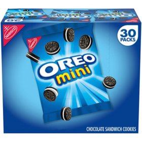 Nabisco Mini Oreo Chocolate Sandwich Cookies (1.5 oz., 30 ct.) - Sam's Club