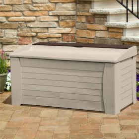 Suncast Deck Box With Seat And Storage Compartment - 127 Gal. - Sam's Club