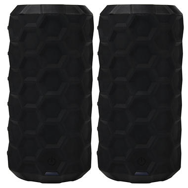 808 Canz H2O Bluetooth Wireless Speaker – 2-Pack