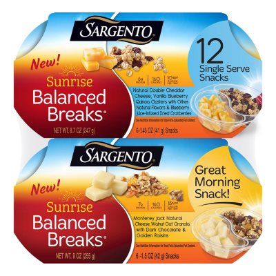 Sargento Sunrise Balanced Breaks (12 pk.) - Sam's Club