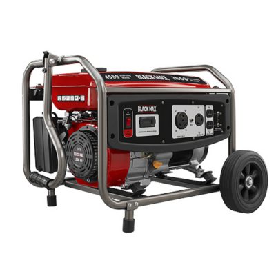 Black Max 3,650W / 4,550W Portable Gas Powered Generator - Sam's Club