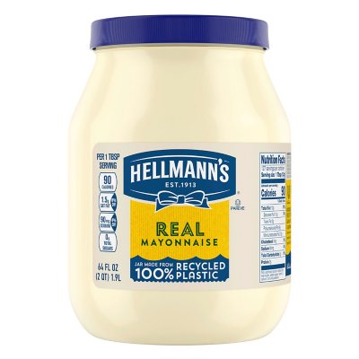 Hellmann’s Real Mayonnaise (64 oz.) - Sam's Club