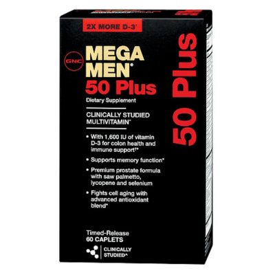 GNC Mega Men 50 Plus Multivitamins - 120 ct. - Sam's Club